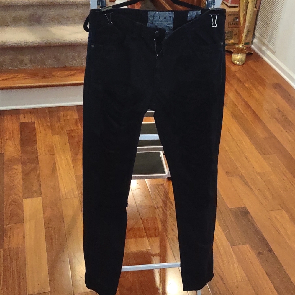 L.A.B Destroyed Ripped Raw Denim Jeans - Picture 12 of 13